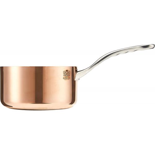  De Buyer PRIMA MATERA Round Copper Stainless Steel Saucepan 6.25-Inch