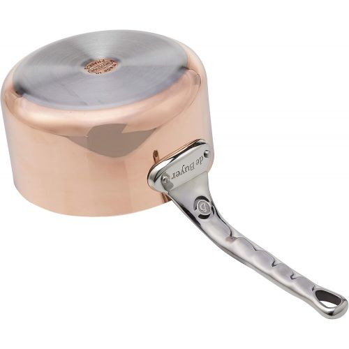  De Buyer PRIMA MATERA Round Copper Stainless Steel Saucepan 6.25-Inch