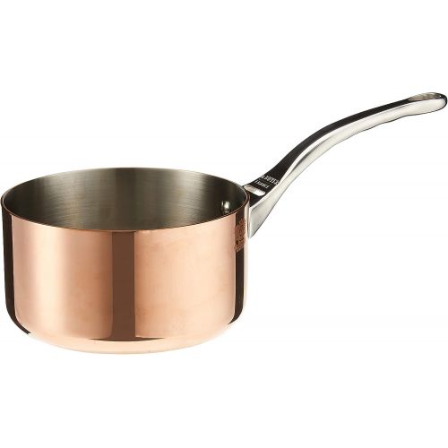  De Buyer PRIMA MATERA Round Copper Stainless Steel Saucepan 6.25-Inch