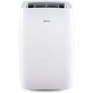 DELLA 12,000 BTU Cooling Portable Air Conditioner Quiet Cool Fan Dehumidifier LCD for Rooms Up To 400 Sq. Ft. Remote Control, White