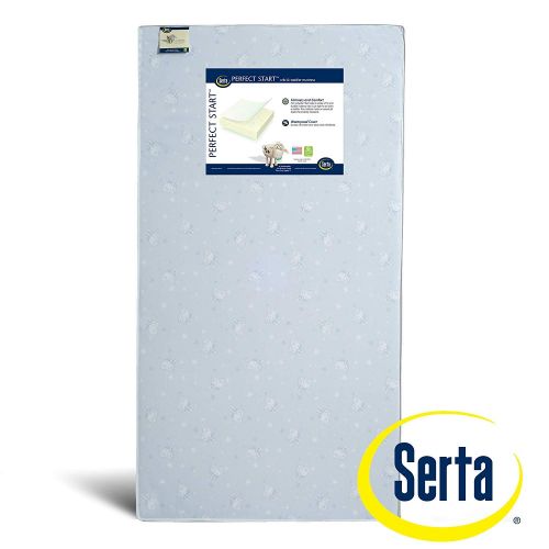  Visit the Delta Children Store Delta Children Abby Toddler Bed, Dark Chocolate with Serta Perfect Start Crib and Toddler Mattress