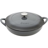 Denby Halo Cast Iron 3.8 L Shallow Casserole, Gray, Medium