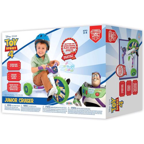 디즈니 Visit the Disney Store Disney 94742 Toy Story 10 Fly Wheel Junior Cruiser Ride-on, Ages 2-4