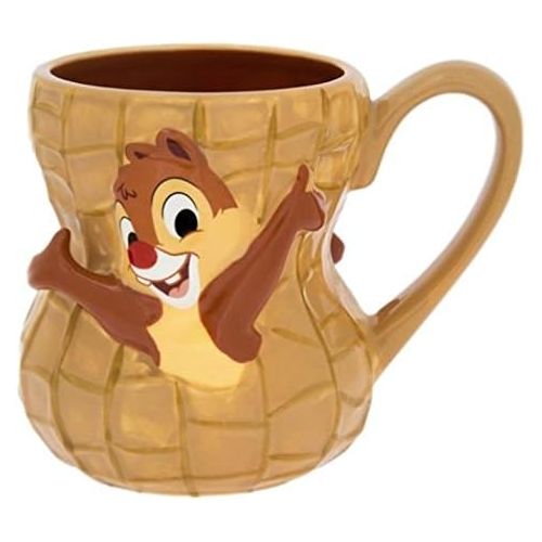 디즈니 Visit the Disney Store Disney Parks Chip and Dale Peanut Ceramic Mug Cup NEW