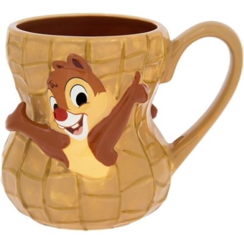 디즈니 Visit the Disney Store Disney Parks Chip and Dale Peanut Ceramic Mug Cup NEW