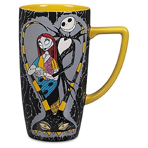 디즈니 Visit the Disney Store Disney Store Jack Skellington and Sally Coffee Mug Cup Nightmare Before Christmas