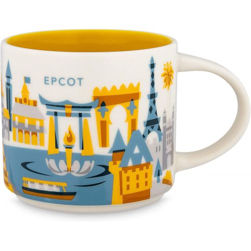 디즈니 Visit the Disney Store Disneys Epcot V3 2017 Version You Are Here Starbucks Mug