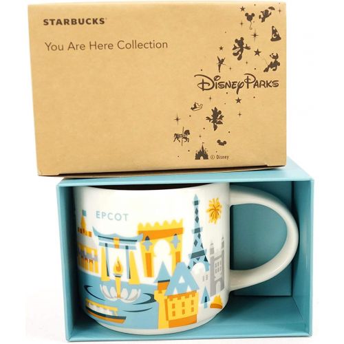 디즈니 Visit the Disney Store Disneys Epcot V3 2017 Version You Are Here Starbucks Mug