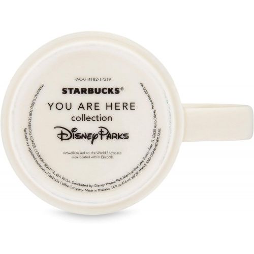 디즈니 Visit the Disney Store Disneys Epcot V3 2017 Version You Are Here Starbucks Mug