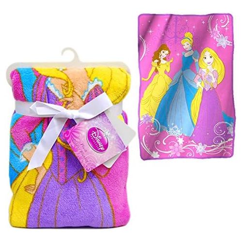 디즈니 Visit the Disney Store [ Disney ] Disney Princess Plush Toddler Blanket/Princess microbore Kids blanket