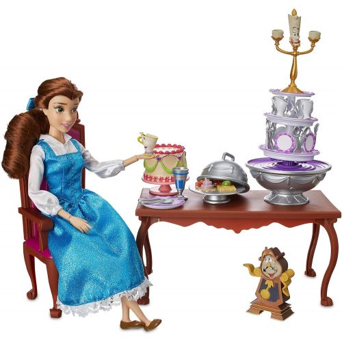 디즈니 Visit the Disney Store Disney Belle Classic Doll Dinner Party Play Set - Beauty and The Beast