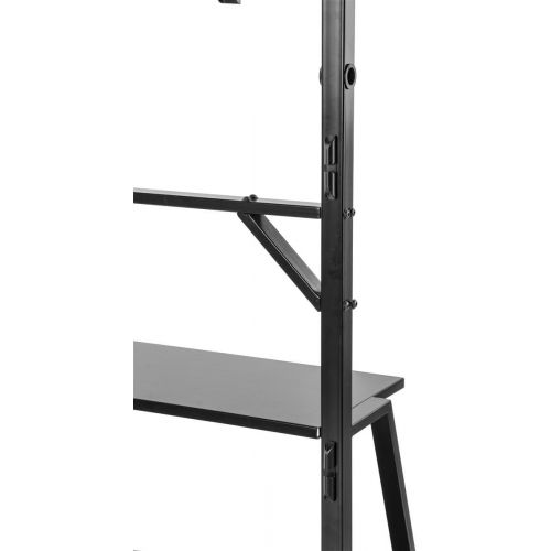  Displays2go TVSVM38C3 Flat Panel TV Stand with Mount for 37-Inch to 71-Inch Monitors, Black