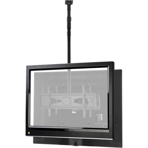  Displays2go DUOCEL3770 Double Sided Height Adjustable Ceiling TV Mount for 37-Inch to 70-Inch Flat Screen Monitors (Black)