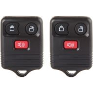 [아마존베스트]ECCPP Replacement fit for 2X 3 Button Keyless Entry Remote Transmitter Control Key Fob Clicker Ford Mazda Lincoln Mercury Series CWTWB1U212 CWTWB1U331 CWTWB1U345 GQ43VT11T