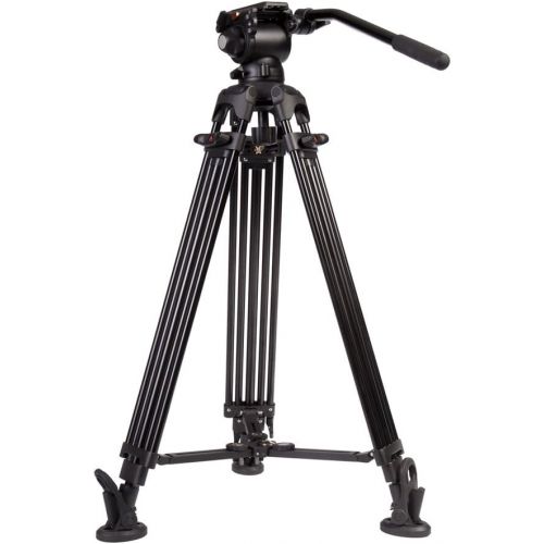  E-Image EG03A2 2 Stage Aluminum Tripod (Black)