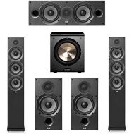 Elac Debut 2.0-5.1 System with 2 F6.2 Floorstanding Speakers, 1 C6.2 Center Speaker, 2 B6.2 Bookshelf Speakers 1 BICAcoustech Platinum Series PL-200 Subwoofer