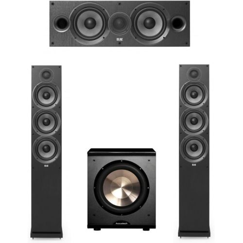  Elac Debut 2.0-3.1 System with 2 F6.2 Floorstanding Speakers, 1 C6.2 Center Speaker, 1 BICAcoustech Platinum Series PL-200 Subwoofer