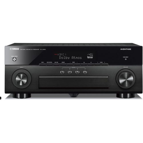 Elac F5.2 Debut 2.0 3.2-Ch Home Theater Speaker System with Yamaha AVENTAGE RX-A880 7.2-Channel 4K Network AV Receiver