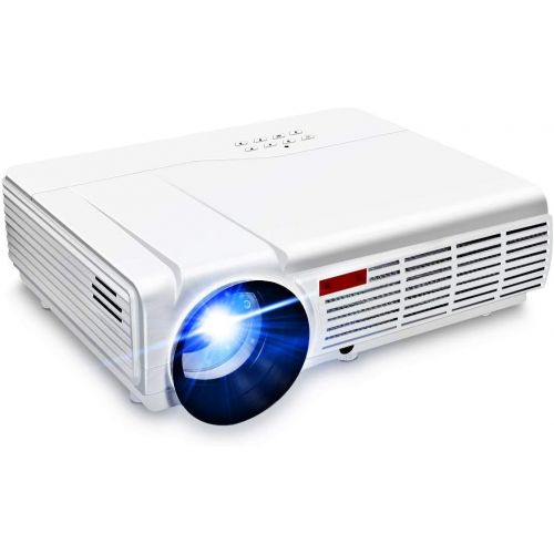  Wifi Projector,ELEGIANT 3000 Lumens Long life LED Full HD LED Home Cinema TV Projector Lcd Multimedia Video Game Projectors Support 1080P USB VGA AV TV Interface