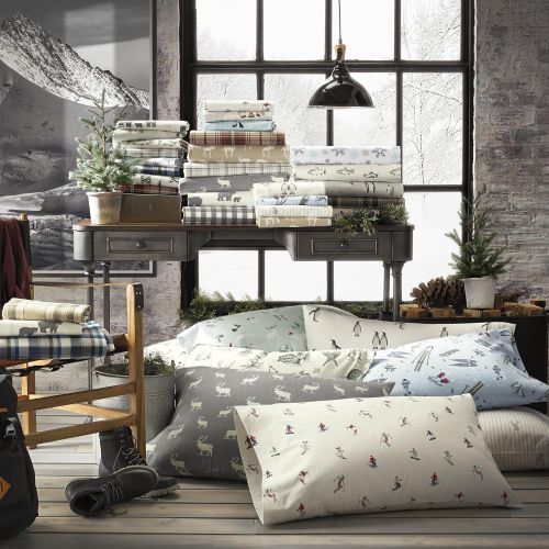  Visit the Eddie Bauer Store Eddie Bauer Flannel Collection Cotton Bedding Sheet Set, Pre-Shrunk & Brushed for Extra Softness, Comfort, and Cozy Feel, Full, Edgewood Plaid