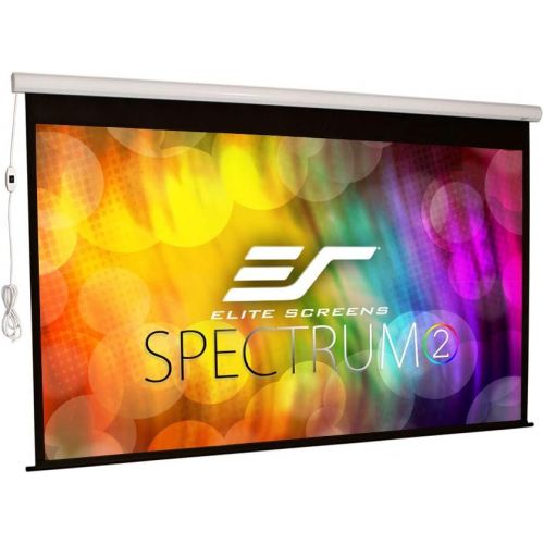  Elite Screens Starling Tab-Tension 2, 100 16:9, 12 Drop, Tensioned Electric Motorized Projector Screen, STT100UWH2-E12