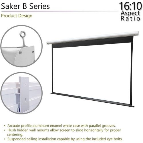  Visit the Elite Screens Store Elite Screens Saker, 180-inch 16:9 with 12 Drop, Electric Motorized Drop Down Projection Projector Screen, SK180XHW2-E12