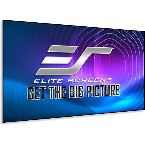 비보 Visit the Elite Screens Store Elite Screens Aeon Series, 120-inch 16:9, 8K / 4K Ultra HD Home Theater Fixed Frame EDGE FREE Borderless Projector Screen, CineWhite Matte White Front Projection Screen, AR120WH2