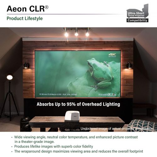 비보 Visit the Elite Screens Store Elite Screens Aeon Series, 120-inch 16:9, 8K / 4K Ultra HD Home Theater Fixed Frame EDGE FREE Borderless Projector Screen, CineWhite Matte White Front Projection Screen, AR120WH2