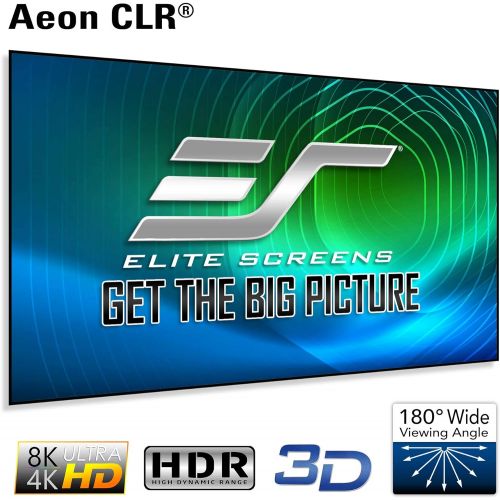 비보 Visit the Elite Screens Store Elite Screens Aeon Series, 120-inch 16:9, 8K / 4K Ultra HD Home Theater Fixed Frame EDGE FREE Borderless Projector Screen, CineWhite Matte White Front Projection Screen, AR120WH2