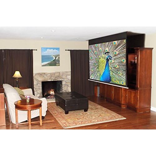  Elite Screens Evanesce Tab-Tension, 95-inch 2.35:1, Tensioned In-Ceiling Projection Projector Screen, ITE95C-E30