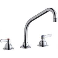 Visit the Elkay Store Elkay LK800HA08L2 Chrome Concealed Deck Faucet with 8 High Arc Spout and 2 Lever Handles