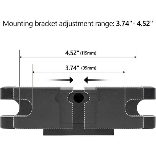  [아마존베스트]Eonon A0444 Brackets for C1100A,L0299A DVD Player（95mm-115mm）（3.74 Inch- 4.52 Inch） Only for Eonon DVD Player C1100A and L0299A