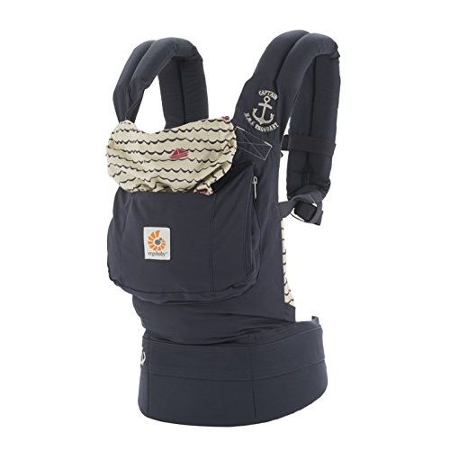 에르고베이비 Visit the Ergobaby Store Ergobaby Original Award Winning Ergonomic Multi-Position Baby Carrier with X-Large Storage Pocket, Sailor