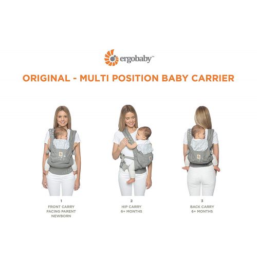 에르고베이비 [아마존 핫딜] [아마존핫딜]ERGObaby Ergobaby Original Babytrage Schwarz, Babytragetasche Ergonomisch und Atmungsaktiv, Baby Tragesystem von 5.5 bis 20kg, Kindertrage Rueckentrage