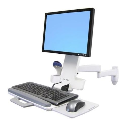  Ergotron 200 Series Combo Arm White