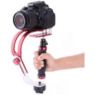 Estink Handheld Camera Stabilizer,PRO Handheld Steadycam Video Gimbal Stabilizer for Digital GoPro Camera Camcorder DV DSLR SLR(Red)