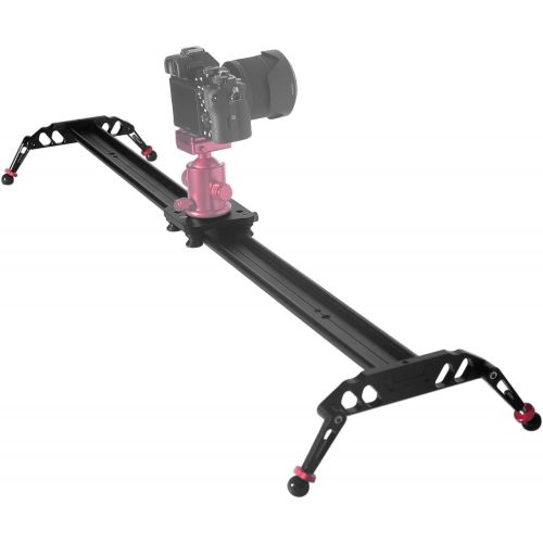  Fomito 47 Camera Slider Dolly Track Glider System Stabilizer with CNC Machining for DSLR Video Camera-120cm