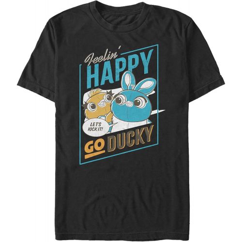  Visit the Fifth Sun Store Toy Story Mens 4 Happy Go Ducky & Bunny T-Shirt