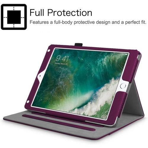  [아마존베스트]Fintie iPad 9.7 2018 2017 / iPad Air 2 / iPad Air Case - [Corner Protection] Multi-Angle Viewing Folio Cover w/Pocket, Auto Wake/Sleep for Apple iPad 6th / 5th Gen, iPad Air 1/2, P