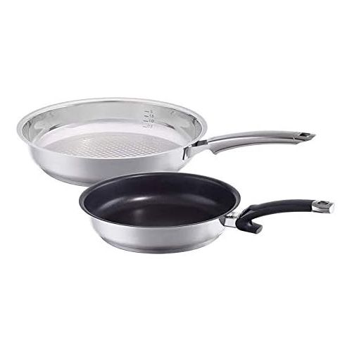  Fissler Steelux Premium 8 Protect & 12 Crispy Fry Pan Set