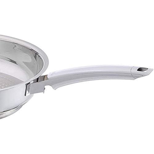  Fissler Steelux Premium 8, 10, 12 Fry Pan, Splatter Shield & Glass Lid Set