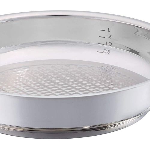  Fissler Steelux Premium 8, 10, 12 Fry Pan, Splatter Shield & Glass Lid Set