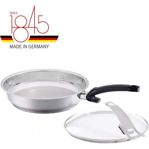  Fissler Steelux Protect 11 Fry Pan with Glass Lid (FISS-AMZ104BOM)