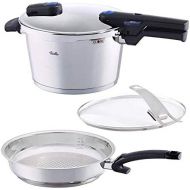 Fissler 4.8Qt Vitaquick Pressure Cooker Set & Steelux 11 Fry Pan