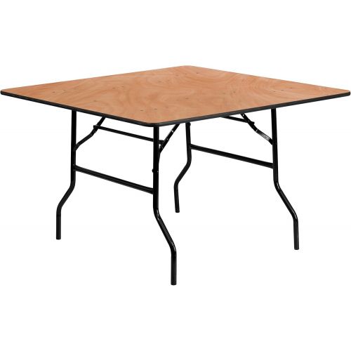  Flash Furniture 48 Square Wood Folding Banquet Table