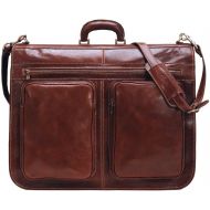 Visit the Floto Store Floto Luggage Venezia Garment Bag Suitcase, Vecchio Brown, Large