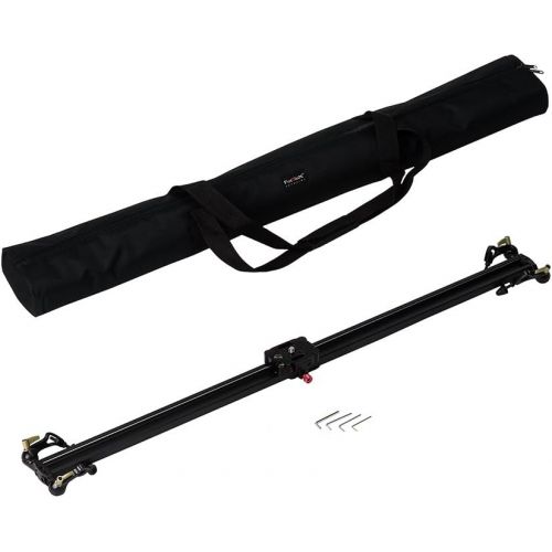 니워 Fotodiox Pro SlideCam 800-32 Video Slider Stabilizer Rail with Ball-Bearing Slide, Adjustable Legs & Case