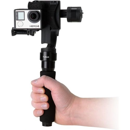  Fotodiox Freeflight Moto 3-Axis Handheld Gimbal Stabilizer for GoPro Naked HERO 34, Smartphone & iPhone - Handheld Powered Video Stabilizer System and Stealthy Camera Support Moun