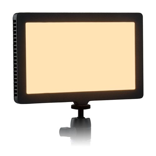  Fotodiox FlapJack LED C-208AS Bicolor PhotoVideo Edge Light Kit - Includes Battery, Power Supply Cable, Light Stand Mount Bracket, AC Adapter
