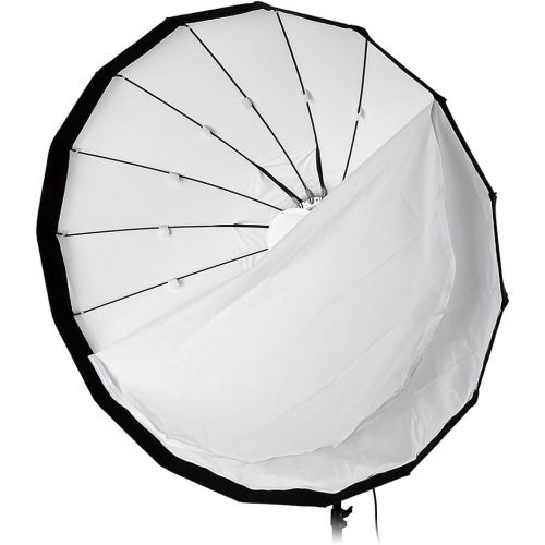  Fotodiox EZ-Pro 48in (120cm) Collapsible Beauty Dish Softbox with Multiblitz P Speedring Insert